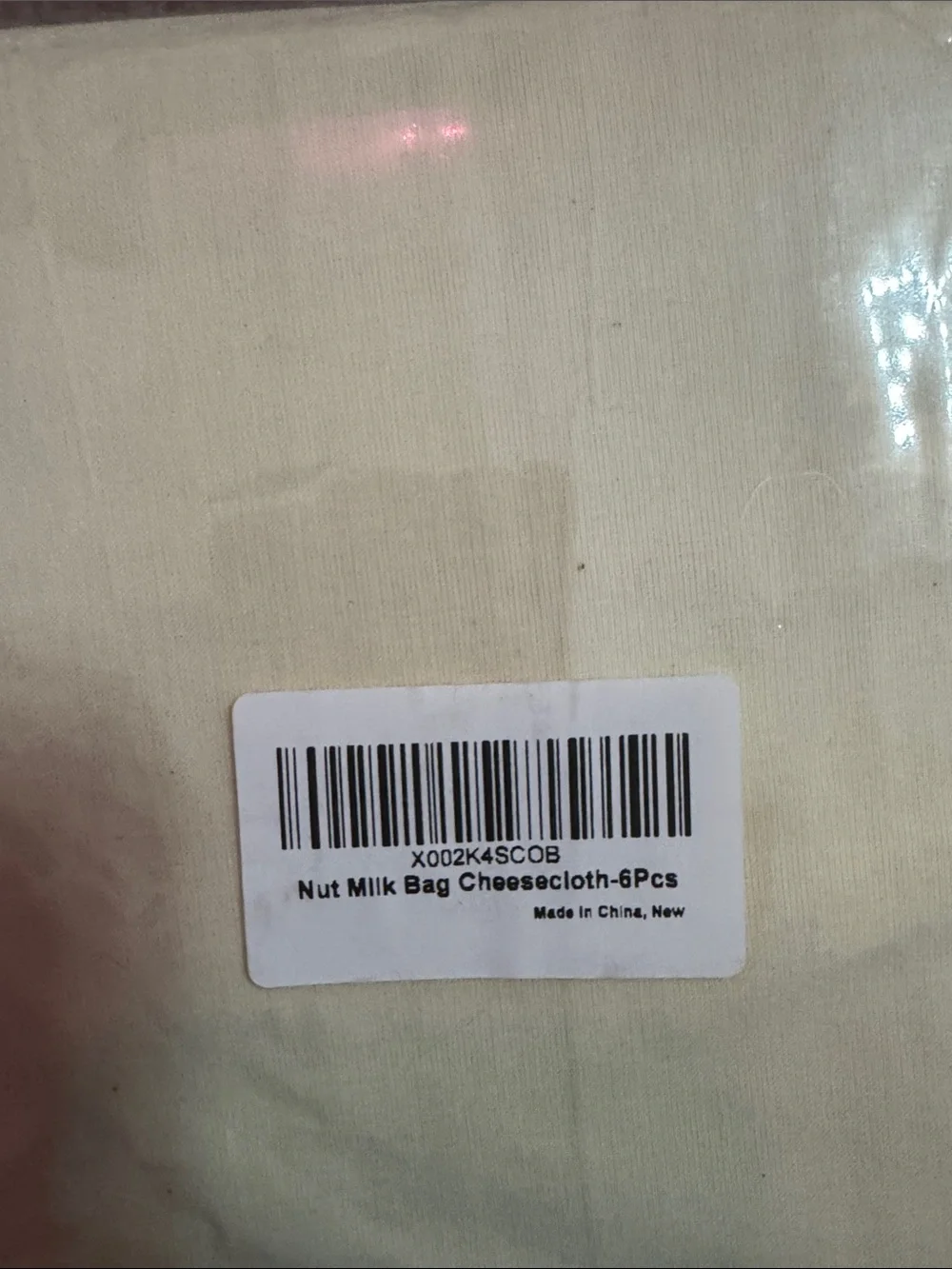 Unbleached Cream - Reusable Food-Grade Strainer C1.RBk.M